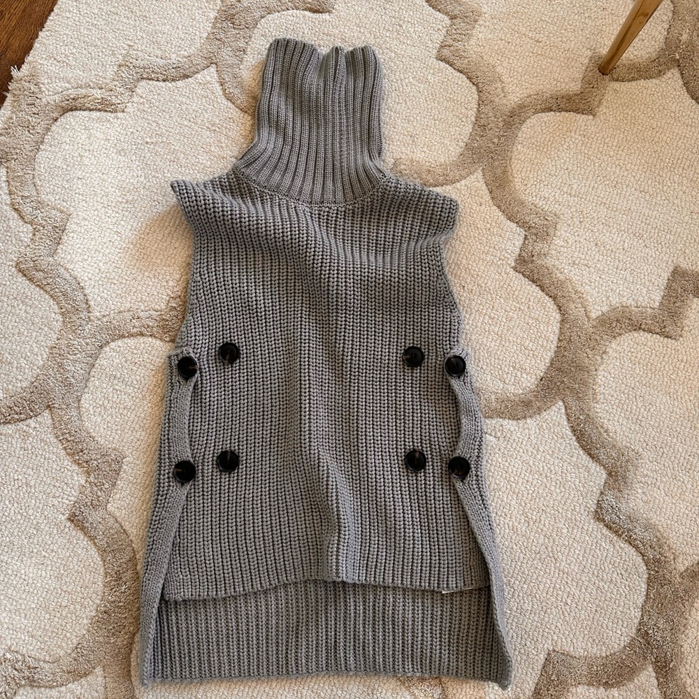 Zara Sleeveless Turtleneck Sweater